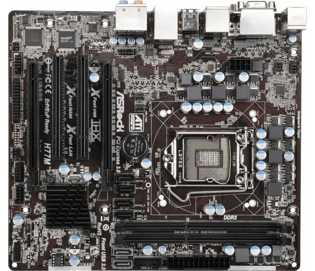 ASRock H77M (H77 2xPCI-E DDR3) - 78467 - zdjęcie 2